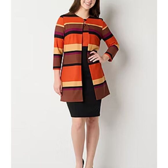 Danny & Nicole Womens Jacket Dress size 10 - Picture 1 of 11